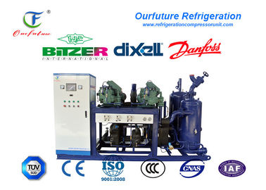 Sistema que controla multi de la energía de la etapa del refrigerador refrigerado por agua del tornillo de la refrigeración de R404a