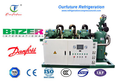 El compresor paralelo de rosca de R404a Bitzer HSK7471-75 atormenta para la conservación en cámara frigorífica del grado -18
