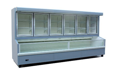 R404A combinado refrigeró el congelador de la exhibición del helado de los gabinetes de exhibición de la comida