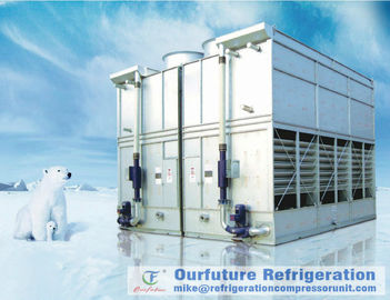 Condensador refrescado evaporativo del CE/condensador de enfriamiento para la refrigeración de la conservación en cámara frigorífica