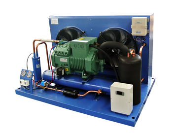 Unidad de condensación de la baja temperatura del uso de la conservación en cámara frigorífica de la carne, R404a, con el condensador refrescado aire, termóstato de Digitaces