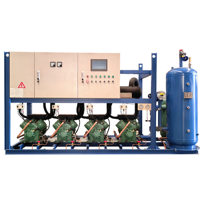 Unidad paralela de pistón de alta temperatura PLC Modelo de compressor de refrigeración para enfriamiento óptimo