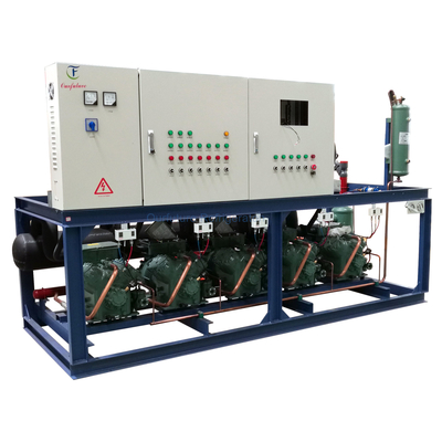Unidad paralela de pistón de alta temperatura PLC Modelo de compressor de refrigeración para enfriamiento óptimo