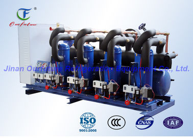 Unidad del compresor de la refrigeración del paralelo de la voluta de Danfoss para la producción de carne comercial
