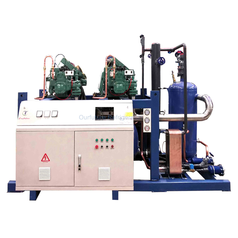 Estante multicompresor de alta eficiencia y ahorro de energía para almacenamiento en frío con programación personalizada