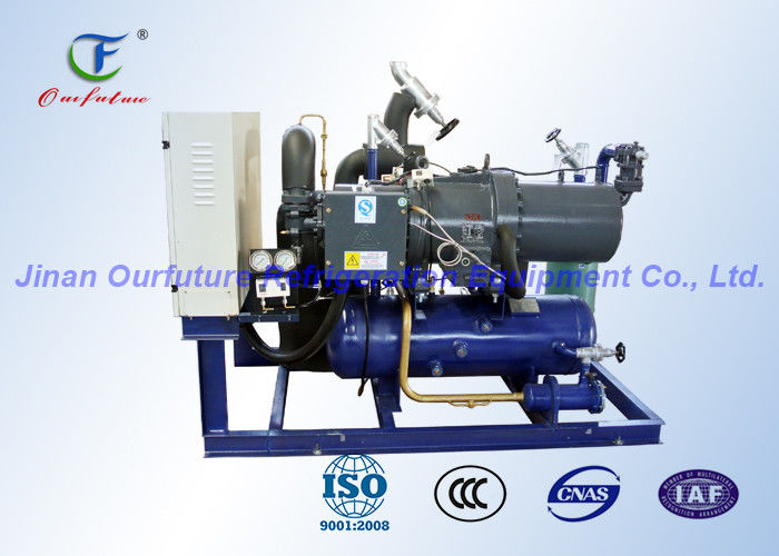 Unidad refrescada aire del compresor del tornillo R22, unidad de condensación del congelador de Fusheng